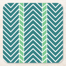 Patrón Chevron Verde Azulado