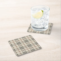 Patrón Clásico Acogedor de Cuadros Neutros