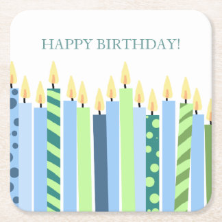 Posavasos Cuadrado De Papel Patrón de peces de trucha divertida amarilla y gri