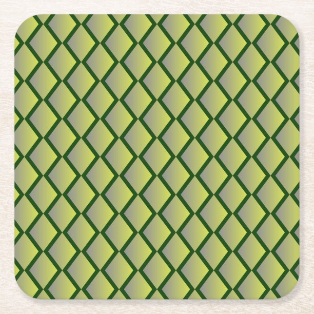 Posavasos Cuadrado De Papel Patrón de textura de espuma de diamantes-14402 (Anverso)