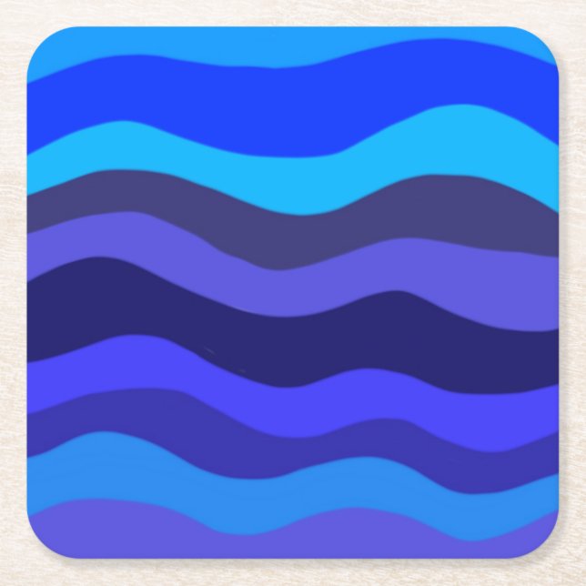 Posavasos Cuadrado De Papel Pausa de papel (Anverso)