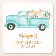 Pequeña calabaza de menta pequeña Baby Shower lind