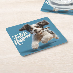Posavasos Cuadrado De Papel Perforable pipa de funcionamiento medio-aire con u
