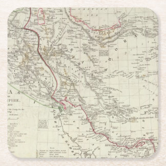 Posavasos Cuadrado De Papel Persia, imperio otomano