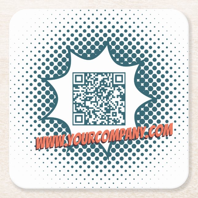 Posavasos Cuadrado De Papel Personalizado de Servicio de Limpieza Promocional  (Anverso)