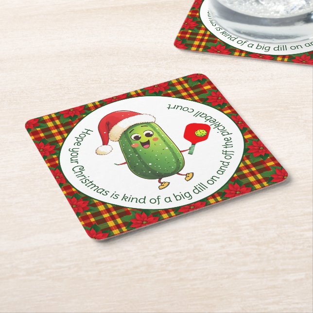 Posavasos Cuadrado De Papel Personalizado de texto a la concentración de balon (En perspectiva)