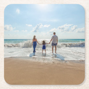 Posavasos Cuadrado De Papel Personalizado personalizado