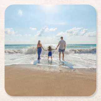 Posavasos Cuadrado De Papel Personalizado personalizado