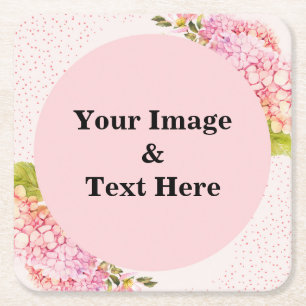 Posavasos Cuadrado De Papel Personalizado personalizado tu propia foto plaza d