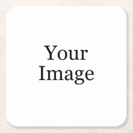 Posavasos Cuadrado De Papel Personalizado Photo Square Paper Coaster