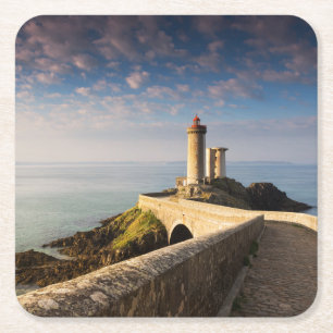 Posavasos Cuadrado De Papel Phare du Petit Minou (faro de Minou)