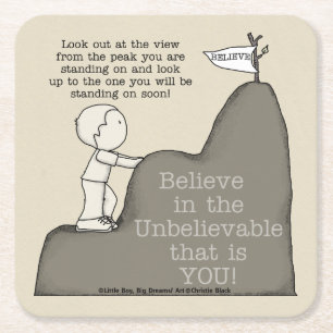 Posavasos Cuadrado De Papel Pico a pico