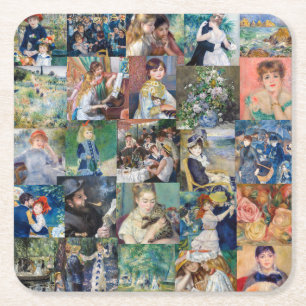 Posavasos Cuadrado De Papel Pierre-Auguste Renoir - Obra maestra