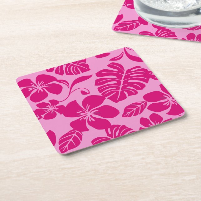 POSAVASOS CUADRADO DE PAPEL PINK BIKINI (PINKS) (En perspectiva)