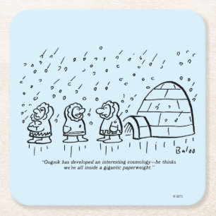 Posavasos Cuadrado De Papel Pisapapeles