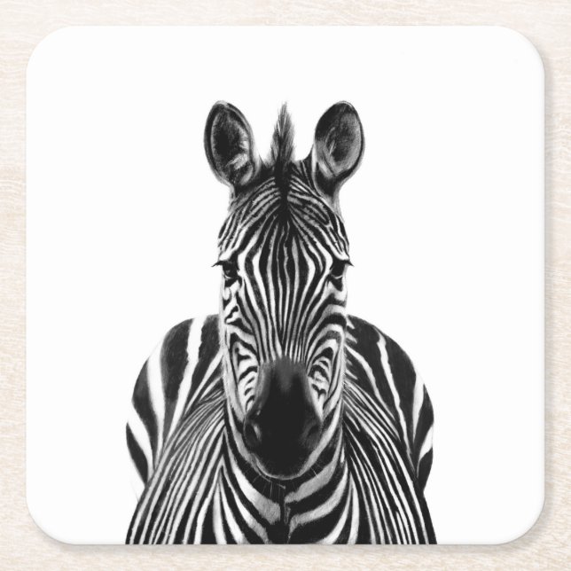 Posavasos Cuadrado De Papel Plan de respaldo III (Anverso)