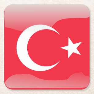 Posavasos Cuadrado De Papel plantilla