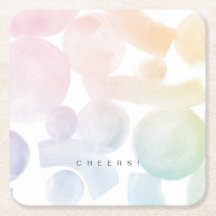 Playas de papel de patrón acuarela