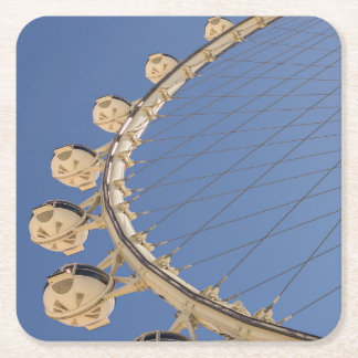 Posavasos Cuadrado De Papel Plaza de piedra estilo Las Vegas