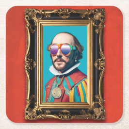 Posavasos Cuadrado De Papel Polishing Shakespeare