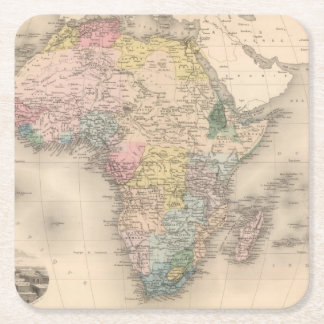 Posavasos Cuadrado De Papel Política africana