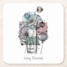 Poppies Doodle En Tinta Y Acuarela