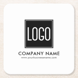 Posavasos Cuadrado De Papel Posavasos con Logotipo de Empresa – Mats para Bebi