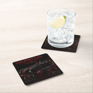 Posavasos Cuadrado De Papel posavasos de bebidas automotrices munkus/cocina/ba