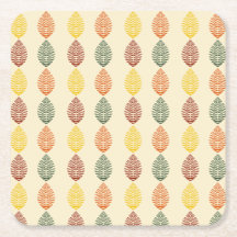 Posavasos de Hojas de Otoño