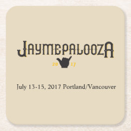 Posavasos Cuadrado De Papel Práctico de costa