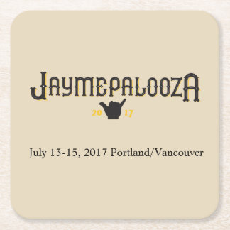 Posavasos Cuadrado De Papel Práctico de costa