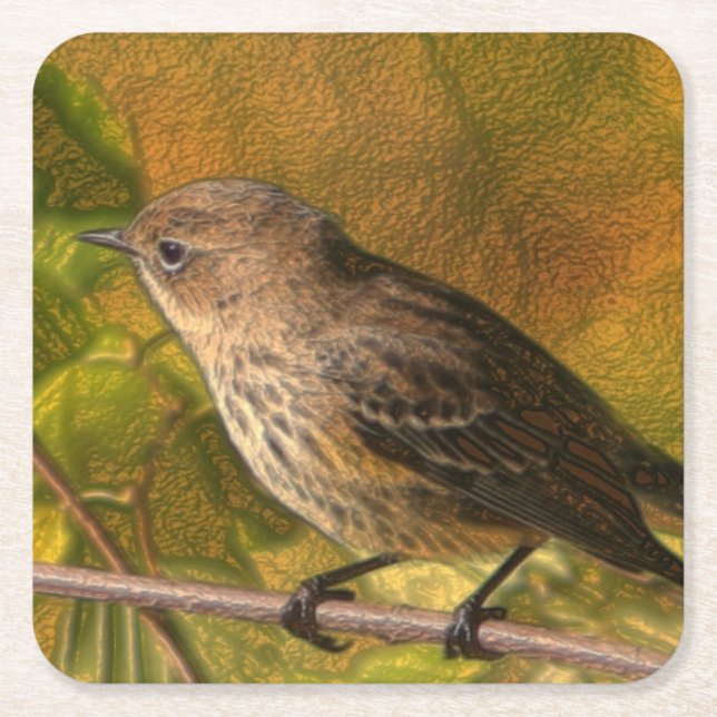 Posavasos Cuadrado De Papel práctico de costa cuadrado de encargo (Anverso)