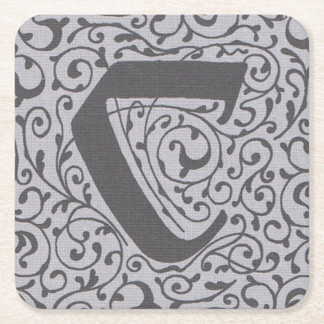Posavasos Cuadrado De Papel Práctico de costa de papel de Carcasona (Anverso)