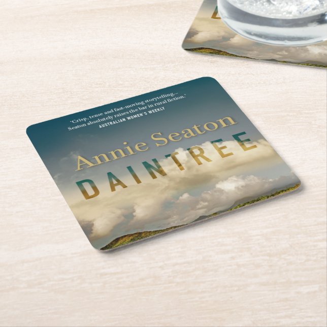 Posavasos Cuadrado De Papel Prácticos de costa Annie Seaton (En perspectiva)