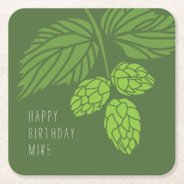 Posavasos Cuadrado De Papel Prácticos de costa de los saltos, fiesta de la