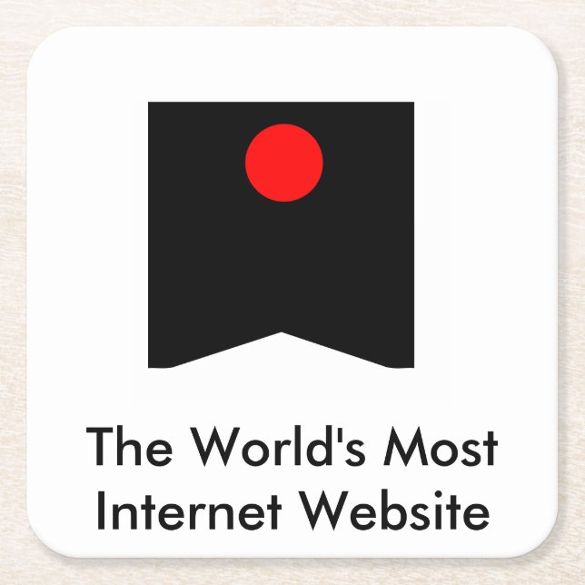 Posavasos Cuadrado De Papel Prácticos de costa de RTARL (Anverso)