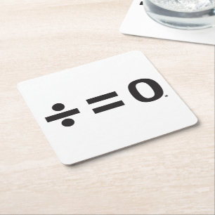 Posavasos Cuadrado De Papel Prácticos de costa del cuadrado del símbolo de la