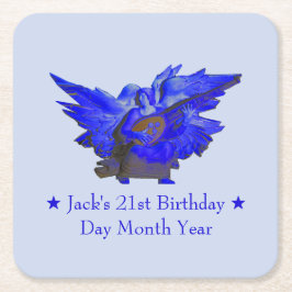 Posavasos Cuadrado De Papel Prácticos de costa impresos personalizado del