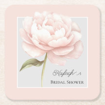 Preciosa Rosa Blanca Rosa Flor Bridal Shower 