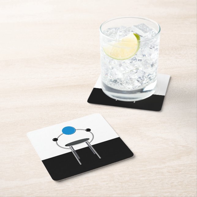 Posavasos Cuadrado De Papel Presidencia posmoderna (In situ)