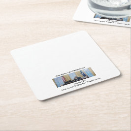 POSAVASOS CUADRADO DE PAPEL #PRESIDENTEDEEEUU #FAMOSO #DRA #ISHAHLAURAH