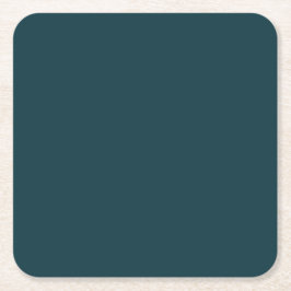 Posavasos Cuadrado De Papel Presupuesto elegante de color sólido monocromo ver