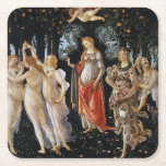 Posavasos Cuadrado De Papel Primavera, Sandro Botticelli, 1482<br><div class="desc">Sandro Botticelli(1445 - 17 de mayo de 1510) fue pintor italiano del Renacimiento Temprano. Pertenecía a la Escuela Florentina bajo el patrocinio de Lorenzo de' Medici, movimiento que Giorgio Vasari caracterizaría menos de cien años después en su Vita de Botticelli como "edad de oro". La reputación póstuma de Botticelli sufrió...</div>