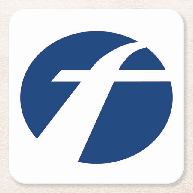 Posavasos Cuadrado De Papel Primeras Coasters De Autobús (Anverso)