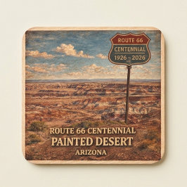 Posavasos Cuadrado De Papel Protección de la Mesa Centenaria del Desierto Pint