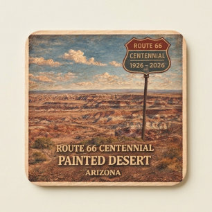 Posavasos Cuadrado De Papel Protección de la Mesa Centenaria del Desierto Pint