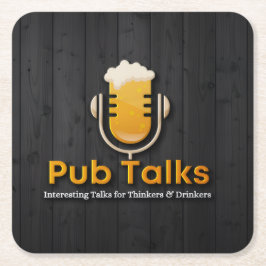 Posavasos Cuadrado De Papel Pub Talks Coasters