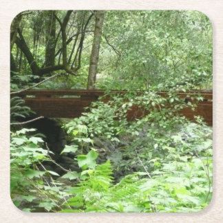 Posavasos Cuadrado De Papel Puente Muir Woods I