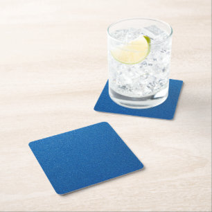 Posavasos Cuadrado De Papel Purpurina azul, espárrago, fondo Purpurina