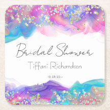 Purpurina de oro moderno con tinta de alcohol arco